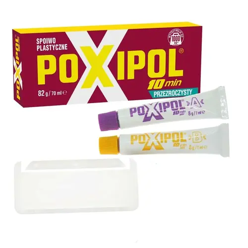 Klej dwuskładnikowy przezroczysty 16g/14ml POXIPOL 2