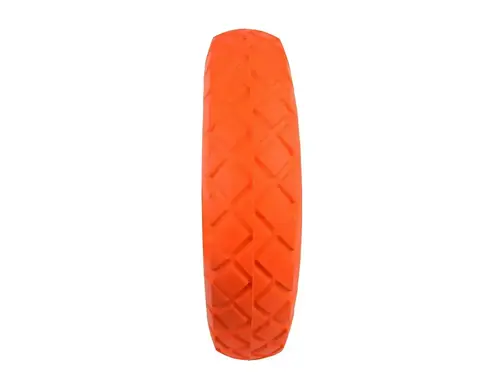 Koło do taczki 3.50-8 pełne PU pomarańczowe GEKO 3