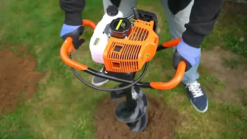 Świder spalinowy + wiertła(10cm,20cm,30cm) + adapter 50cm GEKO 11