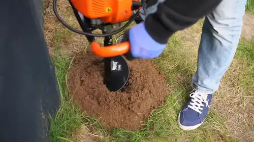 Świder spalinowy + wiertła(10cm,20cm,30cm) + adapter 50cm GEKO 12