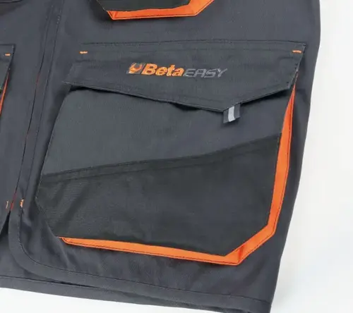 Kamizelka robocza EASY LIGHT z wieloma kieszeniami, z wstawkami Oxford 7867G szara 5XL 4
