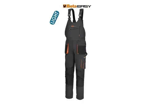 Spodnie robocze na szelkach Easy Light Beta 7863G szare 3XL 2