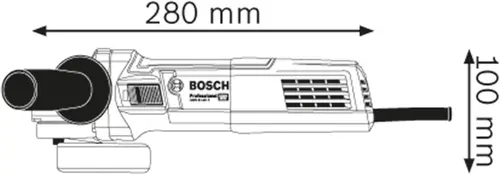 Szlifierka kątowa ø125mm 900W BOSCH GWS 9-125S  2