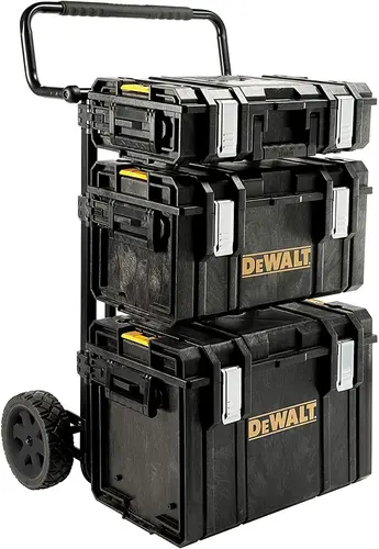Zestaw 8 elektronarzędzi 18V 4x5,0Ah 3xTStak+wózek DeWalt DCK853P4T 10