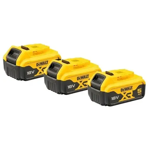 Zestaw 5 elektronarzędzi 18V 3x5,0Ah torba DeWalt DCK502P3 8