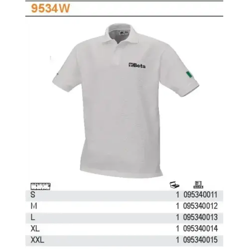 Koszulka polo zapinana na 3 guziki Beta 9534W roz. XL 2