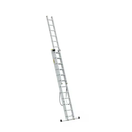 Drabina PRO aluminiowa 3-elementowa 3x12 szczebli 150 kg Drabest 3