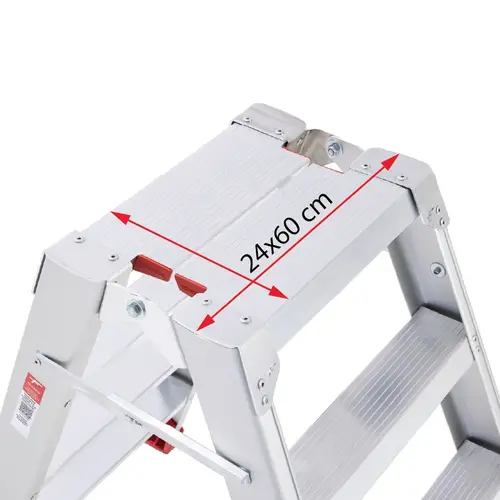 Profesjonalny stołek dwustronny 4+4 o szerokości 40 cm, 60 cm ND, NDL Faraone 5