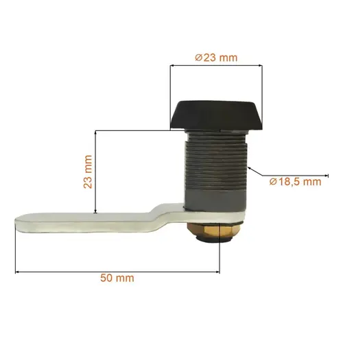 Zamek EURO-LOCKS C702039 system 1 kl. 2