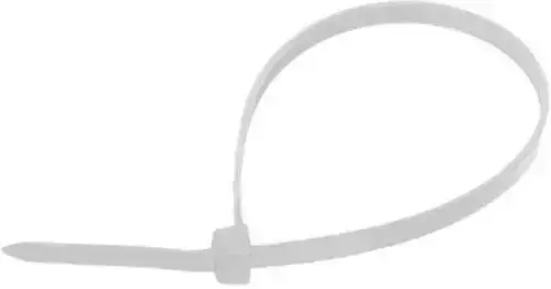 Opaska 2.5x120 zaciskowa biała 100szt 3