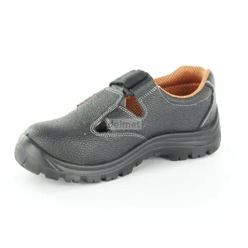 Sandały robocze skórzane perforowane 7247bkK r.39 3
