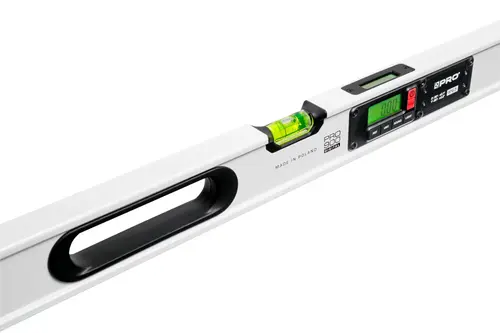 Poziomica elektr. IP65 z magnesem M100cmDIGITAL BIAŁA (z pokrowcem) 3