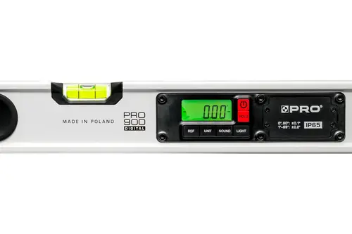 Poziomica elektr. IP65 z magnesem M100cmDIGITAL BIAŁA (z pokrowcem) 5
