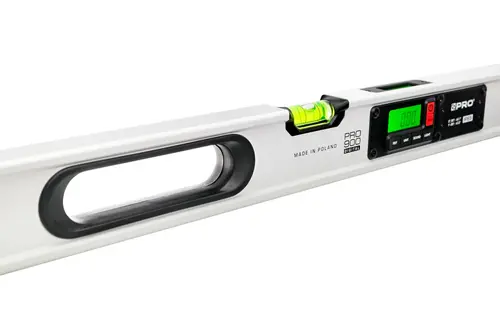 Poziomica elektr. IP65 z magnesem M100cmDIGITAL BIAŁA (z pokrowcem) 10