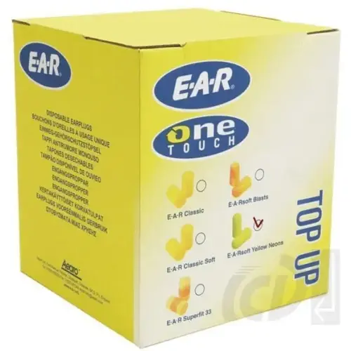 Wkładki przeciwhałasowe EARSOFT TOP-UP 3M 3
