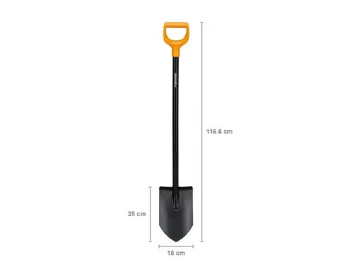 Szpadel ogrodowy SOLID ostry netalowy Fiskars 1066716 4