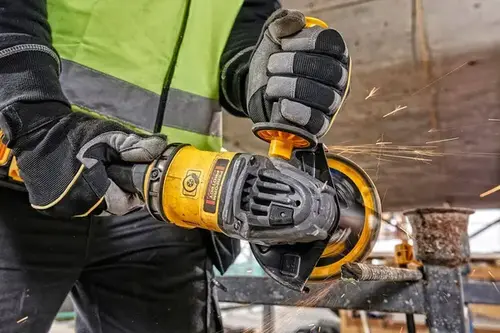 Szlifierka kątowa 125 mm 2x2Ah FLEXVOLT 18/54V + ładowarka + walizka DeWalt DCG418T2 2