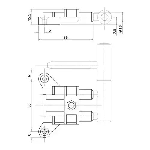 Kieszeń zawiasu OT-JR519-070Y204 2