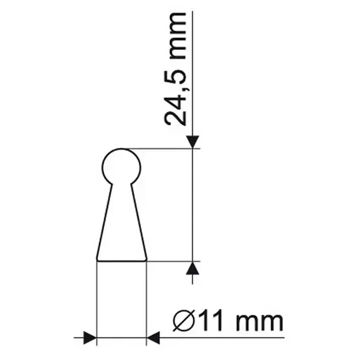 GAMET Gałka GG01-G0004 chrom 2
