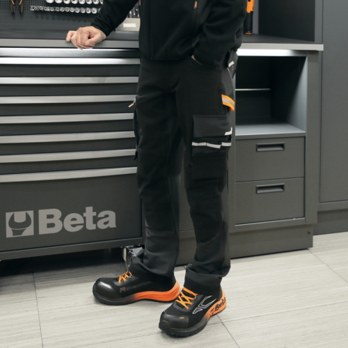 Spodnie robocze elastyczne z wieloma kieszeniami rozmiar XXXL Beta 7560NG 6