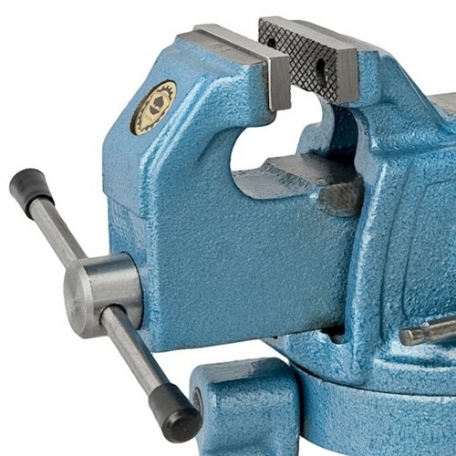 Imadło ślusarskie kowalskie obrotowe przenośne 63mm BISON-BIAL 1256-63 6
