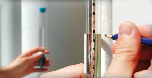 Poziomnica wodna wężowa szlaufwaga z fiolkami 15 m Cellfast 22-100 5