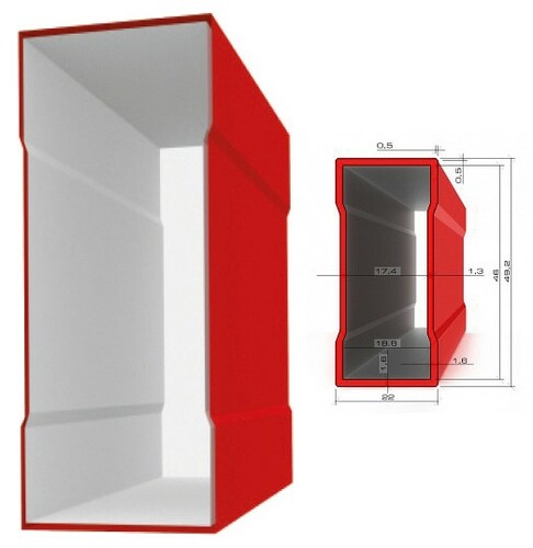 Poziomnica malowana poziom-pion magnes 200 cm PRO600 3-01-01-A3 9