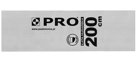 Łata murarska z profilu prostokątnego 200 cm PRO 3-01-02-18 3
