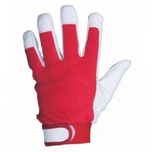 Rękawice robocze kozia skóra lico rzep HAND FLEX 10 5
