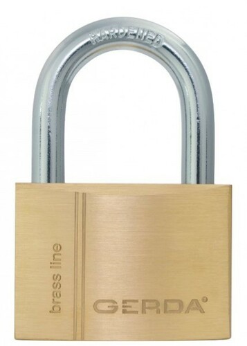 Kłódka mosiężna zatrzaskowa Gerda brass line KMZ S4010 A 3