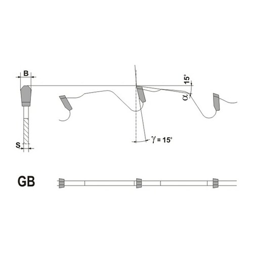 Tarcza do drewna HM BRYTAN MAX 0350x30x3,6/2,5/28z GB do pilarek stołowych, stolikowych GLOBUS 16
