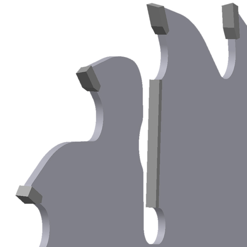 Piła HM MULTIX PRO Standard 0250x70x3,2/2,0/18+2z GM 4(20x6) do cięcia drewna suchego i świeżego w układzie wielopił GLOBUS 24