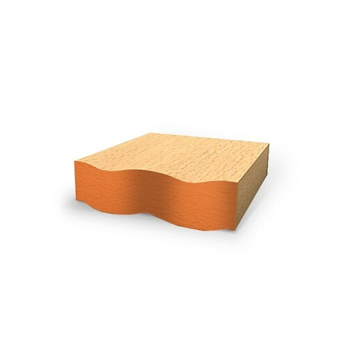 Frez HM nasadzany z dzieloną krawędzią skrawającą 0125x40x125/3+3z GLOBUS 32