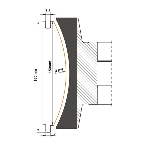 Frezy HSS nasadzany do imitacji bala 0160x40x108/4z GLOBUS 16