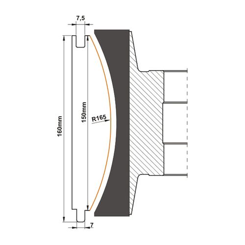 Frezy HSS nasadzany do imitacji bala 0160x40x108/4z GLOBUS 26
