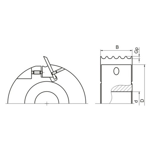 Głowica frezowa 0100x30x40/2z GLOBUS 18