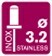 Nity 3.2x8mm STAL NIERDZ 0.05M+WIERTŁO Rapid 5000393 14