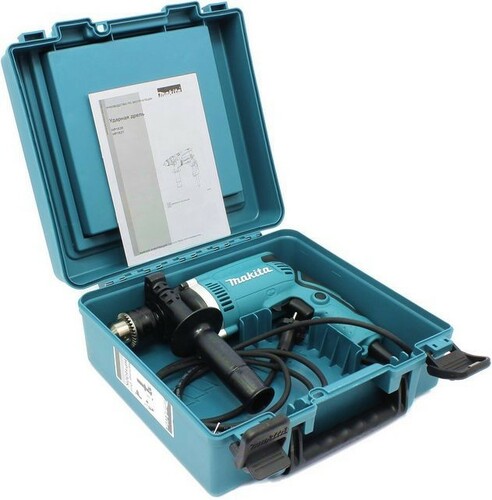 Wiertarka udarowa 710W + walizka Makita HP1630K 10