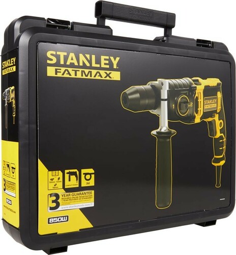 Wiertarka udarowa 850W + walizka STANLEY FMEH850K 5
