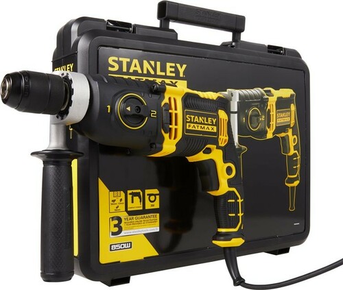 Wiertarka udarowa 850W + walizka STANLEY FMEH850K 12