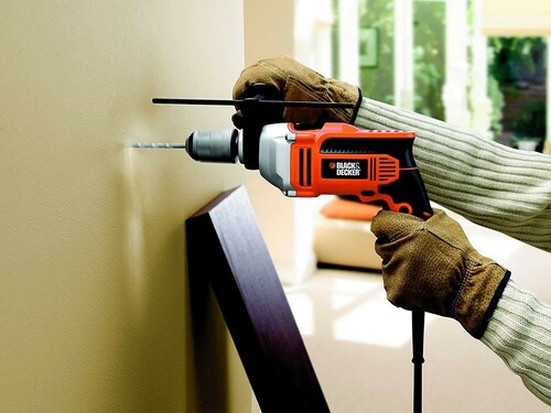 Wiertarka udarowa 800W + walizka BLACK+DECKER KR805K-QS 15