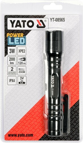 Latarka warsztatowa 160x29mm 3W LED CREE YATO YT-08565 3