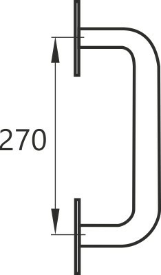 Uchwyt 270 chrom 2