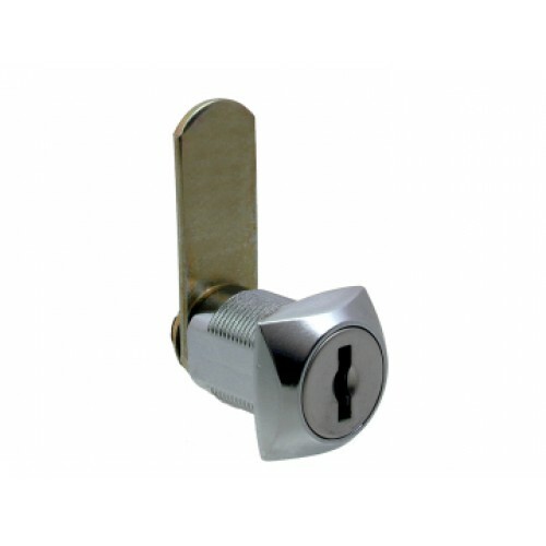 Zamek meblowy kwadratowy z ryglem prostym 19/20 EURO-LOCKS 0802 2