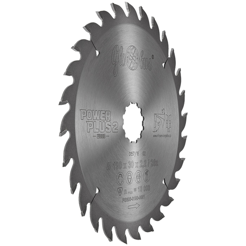 Tarcza do drewna do pilarki ręcznej HM POWER PLUS 2 -WOOD- 0235x30x2,7/1,6/28z GS15 do pilarek ręcznych GLOBUS 2