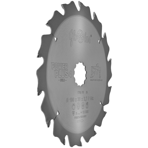 Tarcza do drewna do pilarki ręcznej HM POWER PLUS 4 -BUILD- 0200x30x2,7/1,6/16z GB15 do pilarek ręcznych GLOBUS 2