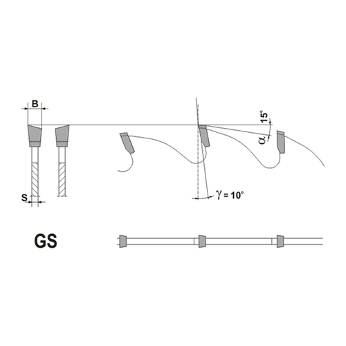 Tarcza do drewna HM AKU 1 -WOOD GLOBUS 15