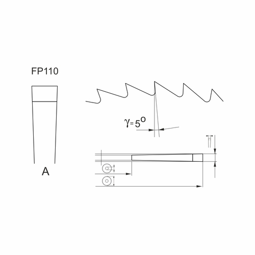Tarcza do drewna HSS AKU 2 -UNIVERSAL- 0085x15,0x1,00/80z do pilarek akumulatorowych GLOBUS 4