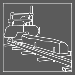 Piła taśmowa BARAKUDA Q /HORS/ 4005x35x1,1/22 do cięcia drewna świeżego na trakach taśmowych GLOBUS 11