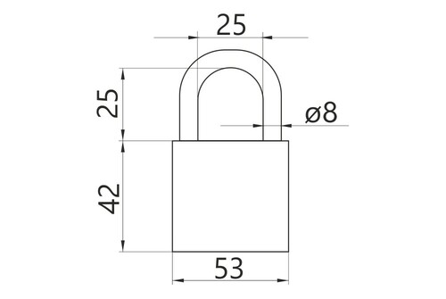 Kłódka szyfrowa 4-cyfrowy kod ABUS 180IB/50 Marine 2